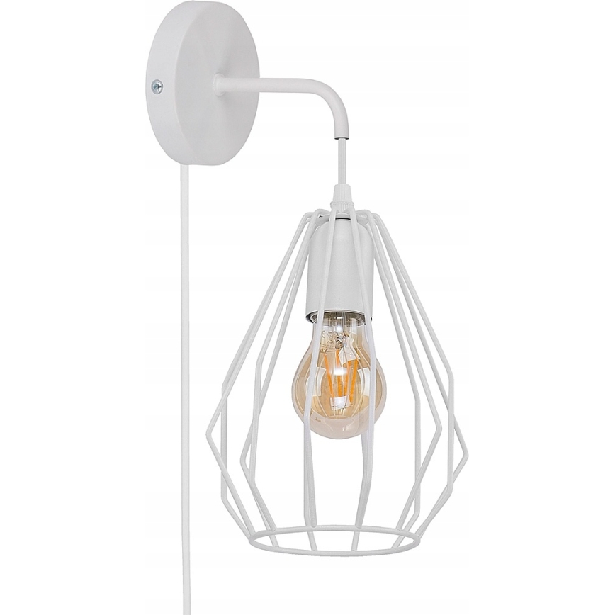 Applique murale BRYLANT 1xE27/60W/230V blanche
