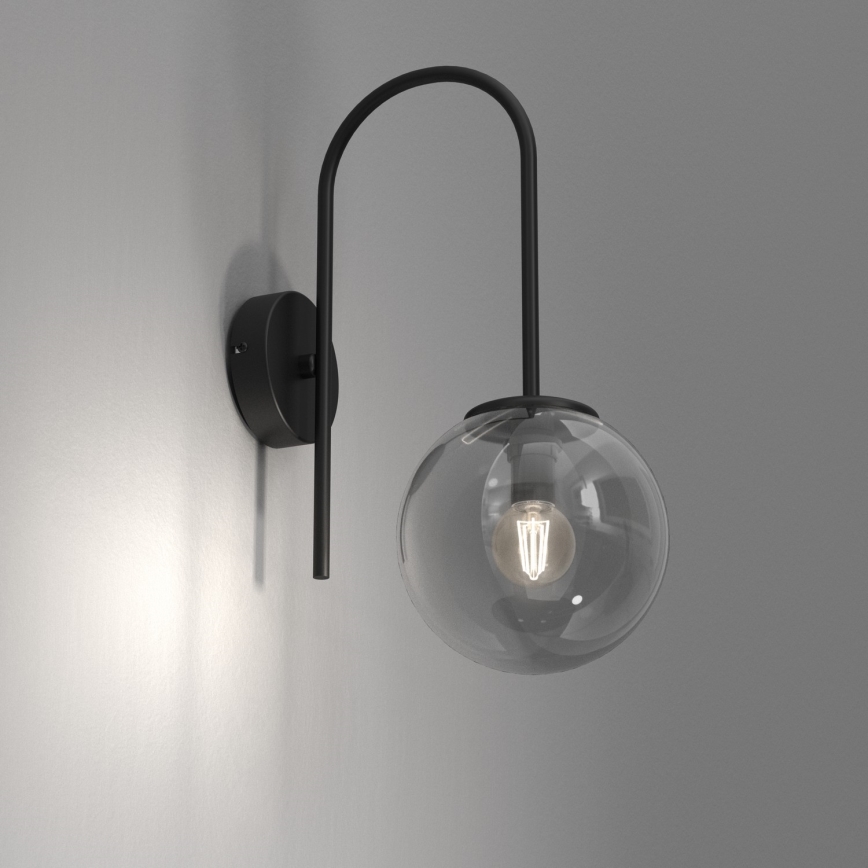 Applique murale CAMBRIDGE 1xE14/60W/230V noir
