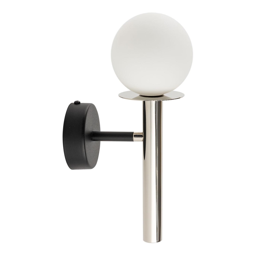 Applique murale DAISY 1xG9/12W/230V chrome brillant/noir/blanc