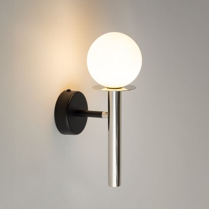 Applique murale DAISY 1xG9/12W/230V chrome brillant/noir/blanc