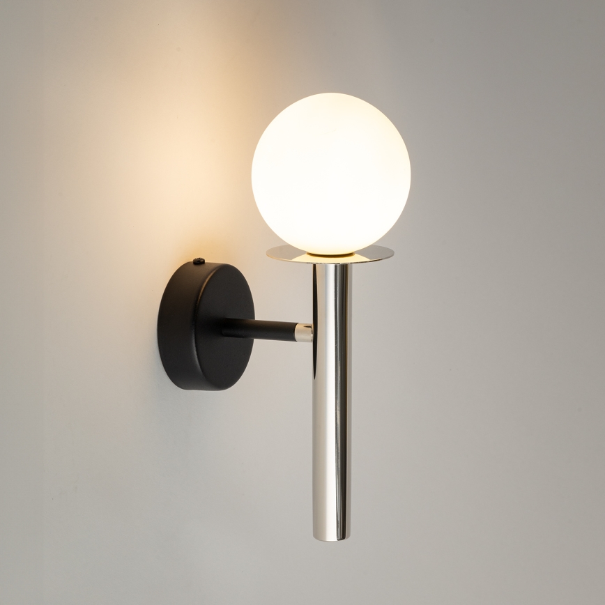 Applique murale DAISY 1xG9/12W/230V chrome brillant/noir/blanc