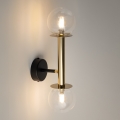 Applique murale DAISY 2xG9/12W/230V doré/noir/transparent