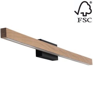 Applique murale de salle de bain AQUAVIVA LED/12W/230V IP44 chêne - certifié FSC