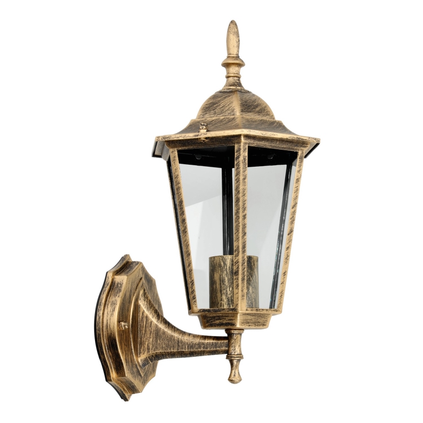 Applique murale d'extérieur 1xE27/60W/230V IP44 or