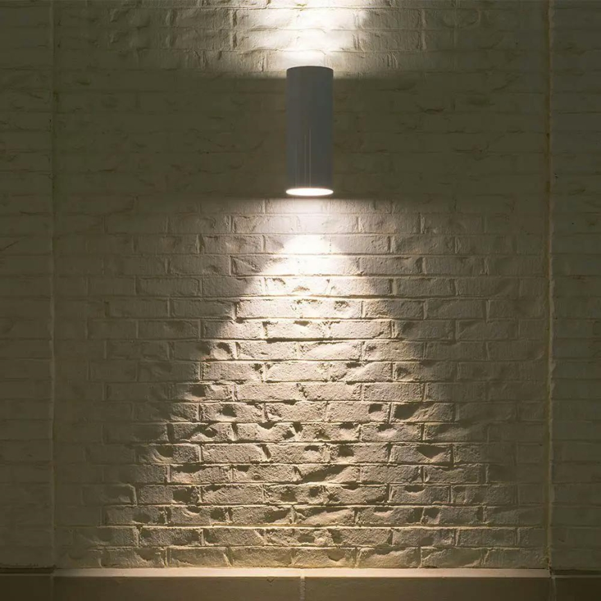 Applique murale d'extérieur 2xGU10/40W/230V IP54 blanc
