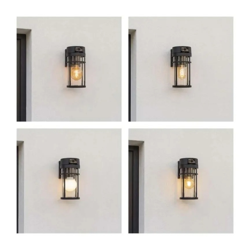 Applique murale d'extérieur avec caméra GOSMART 1xE27/15W/230V Wi‑Fi IP44
