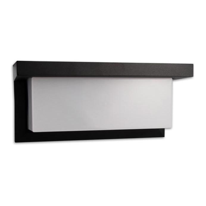 Applique murale d'extérieur avec détecteur LED/12W/230V IP54 noir