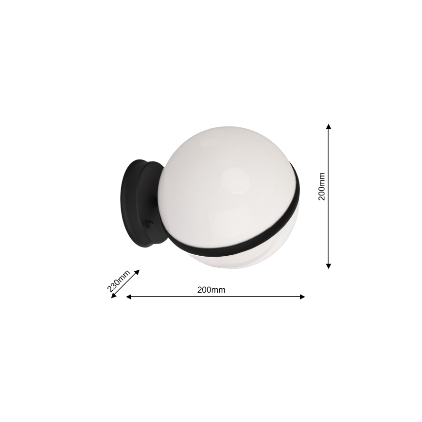 Applique murale d'extérieur CIRCULO 1xE27/40W/230V IP44