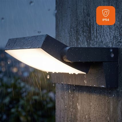 Applique murale extérieure dimmable DEL/12/18/24W/230V 3000/4000/6500K IP54 noir