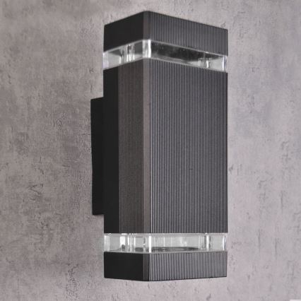 Applique murale d'extérieur GILBERT 2xGU10/10W/230V IP44
