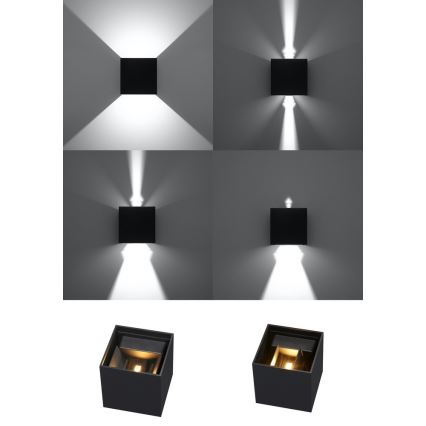 Applique murale d'extérieur KIOTO 1xG9/5W/230V IP44 noire