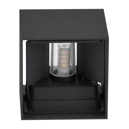 Applique murale d'extérieur KIOTO 1xG9/5W/230V IP44 noire