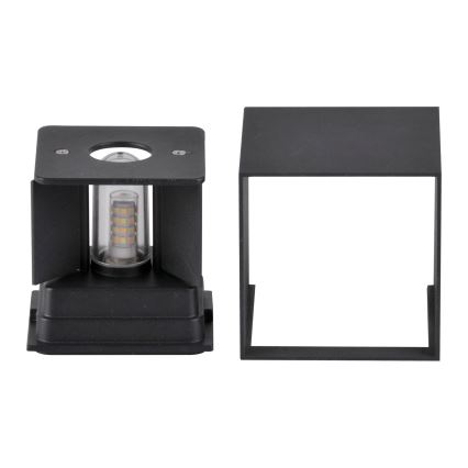Applique murale d'extérieur KIOTO 1xG9/5W/230V IP44 noire