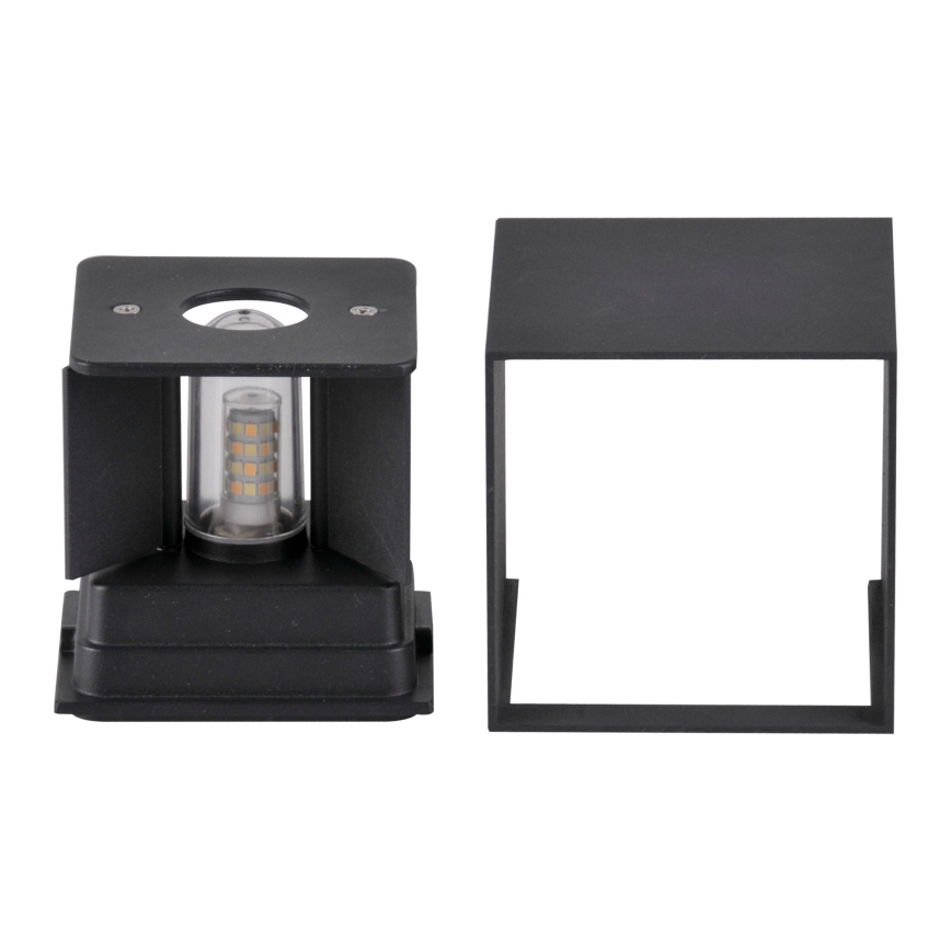Applique murale d'extérieur KIOTO 1xG9/5W/230V IP44 noire