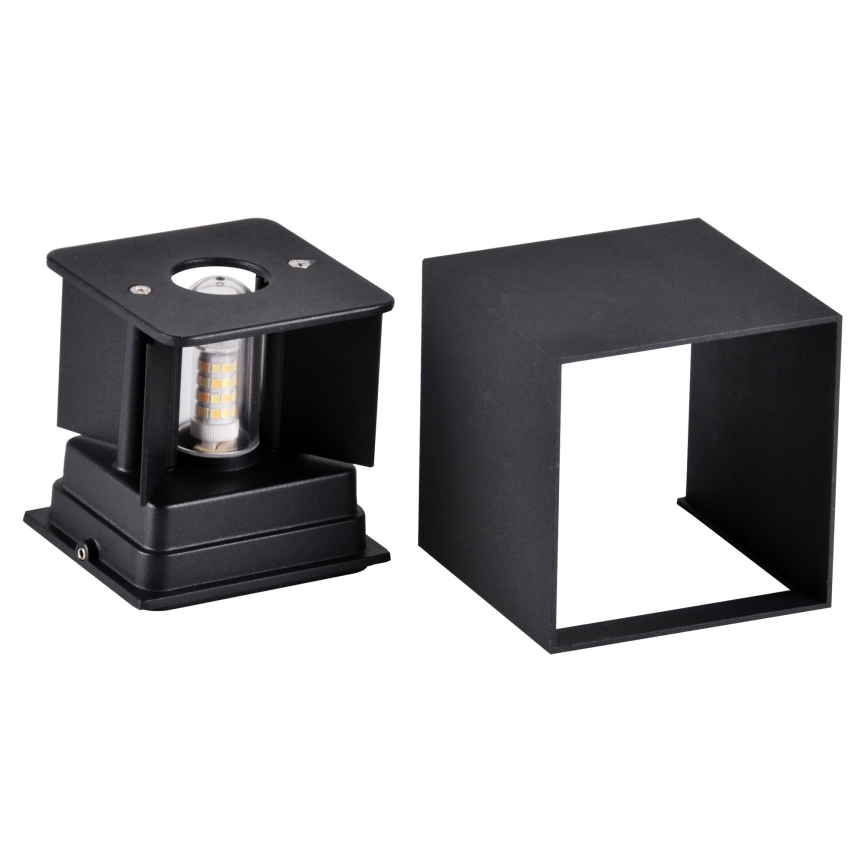 Applique murale d'extérieur KIOTO 1xG9/5W/230V IP44 noire