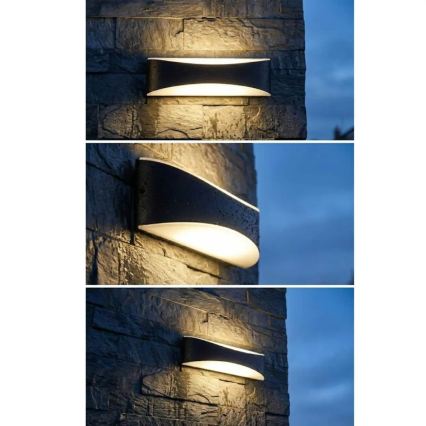 Applique murale d'extérieur LED/10W/230V IP65 noire