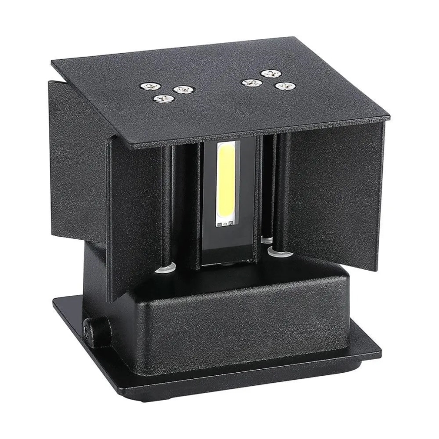 Applique murale d'extérieur LED/11W/230V 4000K IP65 noir