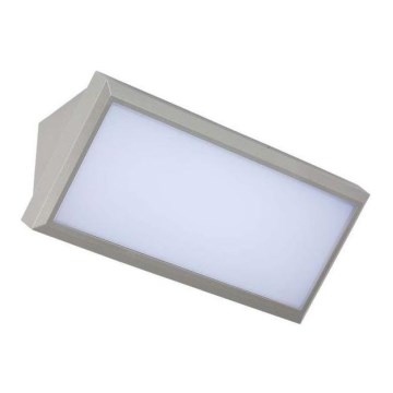 Applique murale d'extérieur LED/12W/230V 4000K IP65 gris