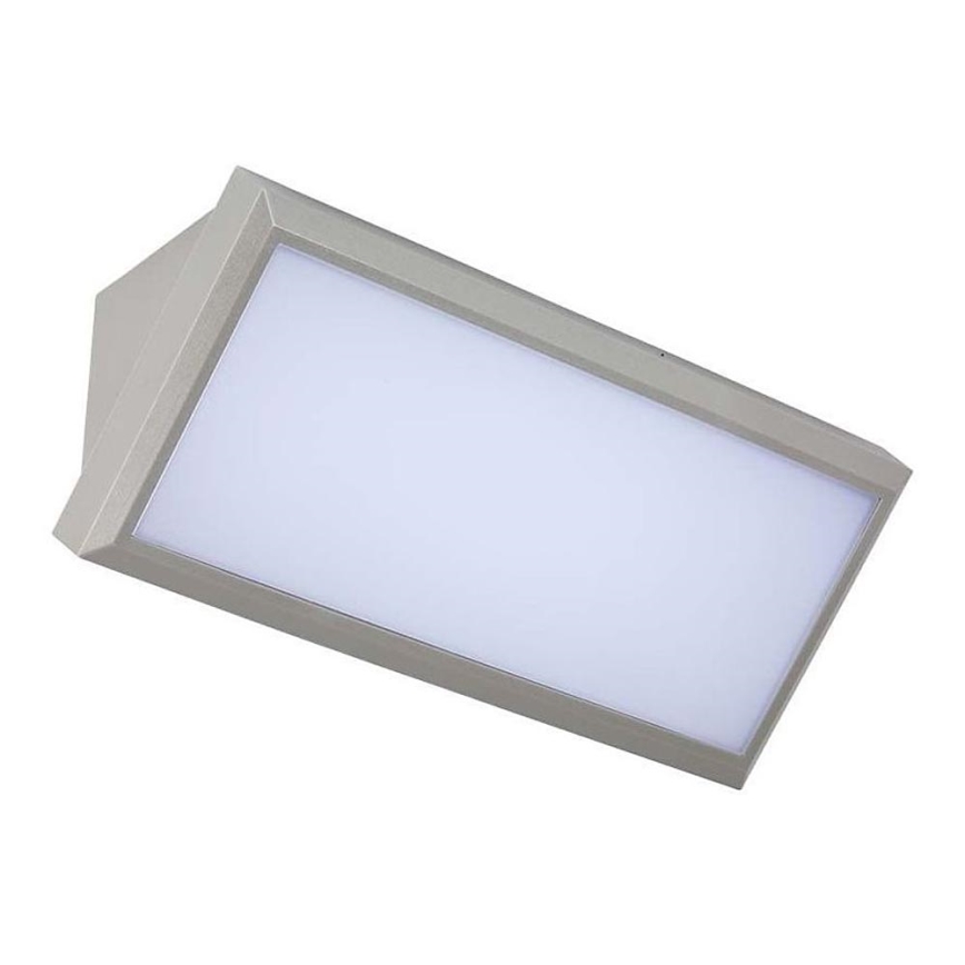 Applique murale d'extérieur LED/20W/230V 4000K IP65 gris