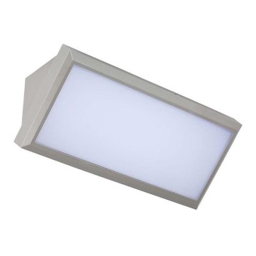 Applique murale d'extérieur LED/20W/230V 6400K IP65 gris