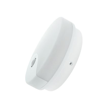 Applique murale d'extérieur LED avec détecteur de mouvement, 18 W/230 V, IP44, blanche