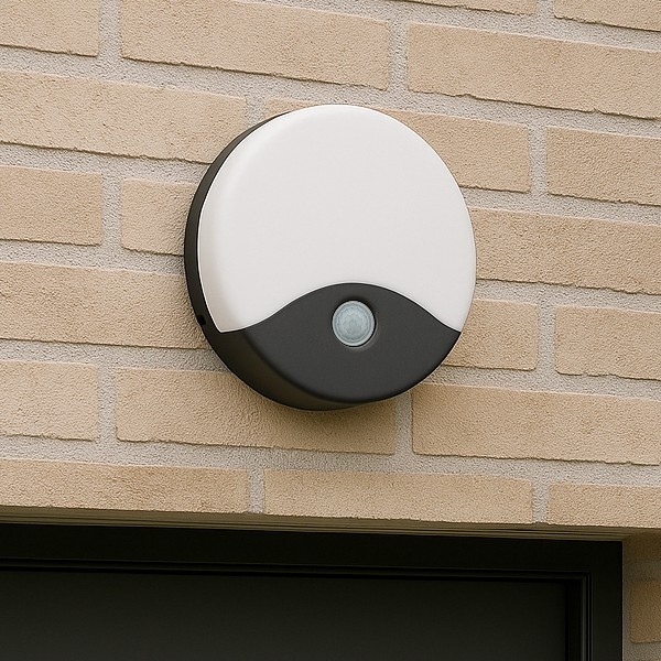 Applique murale d'extérieur LED avec détecteur de mouvement LED/18W/230V IP44 anthracite