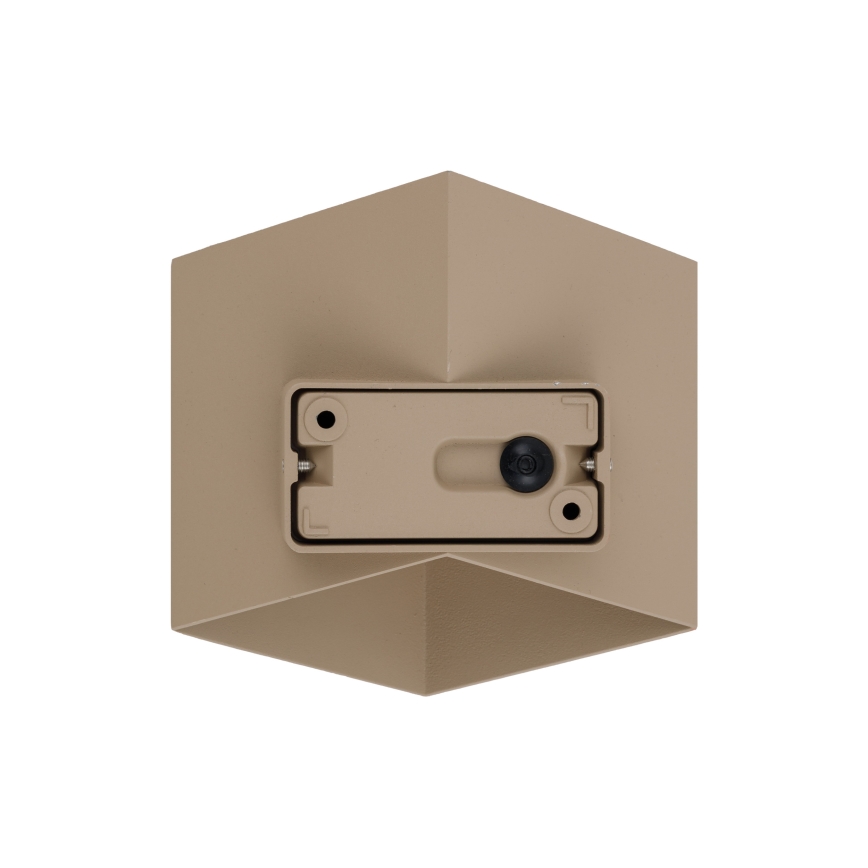Applique murale d'extérieur LED CUBE LED/10W/230V IP54 beige