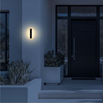 Applique murale d'extérieur LED WOW LED/10W/230V 3000/4000/6500K 30 cm IP54 noire