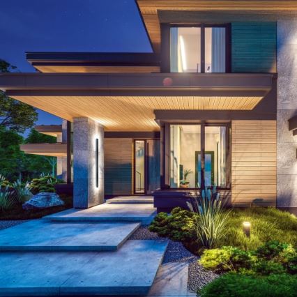 Applique murale d'extérieur MIRANA LED/25W/230V 4000K IP44 120 cm noire