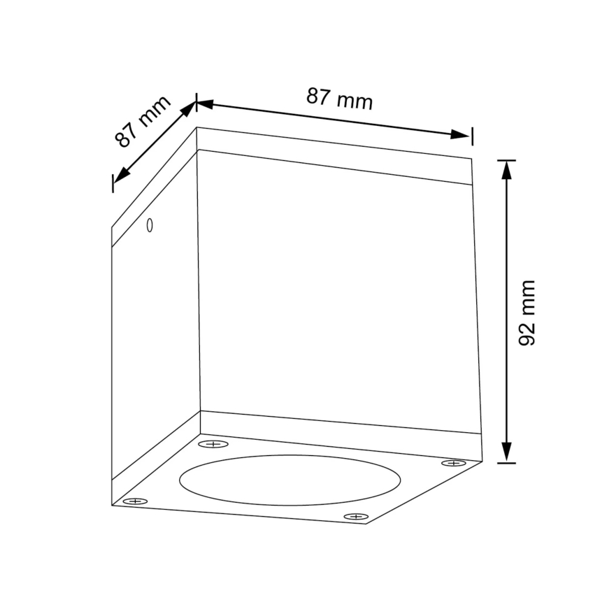 Applique murale d'extérieur MORRIS 1xGU10/35W/230V IP54