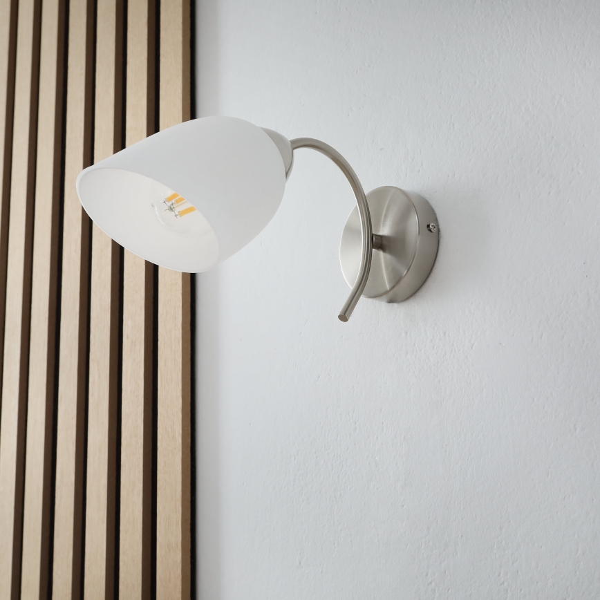 Applique murale DONNA 1xE27/60W/230V nickel
