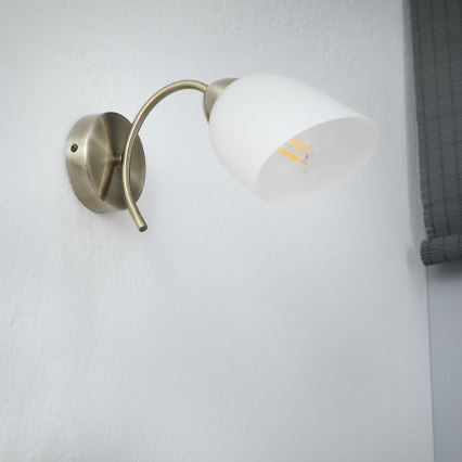Applique murale DONNA 1xE27/60W/230V patine