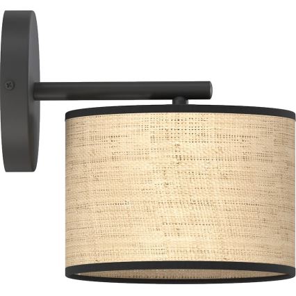 Applique murale ECO 1xE27/15W/230V beige/rotin