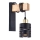 Applique murale ELEN 1xE27/35W/230V noire/dorée/marron