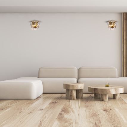 Applique murale en cristal CHELSEA 2xE14/40W/230V dorée