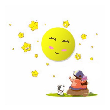 Applique murale enfant 1xLED/0,6W/3xAAA