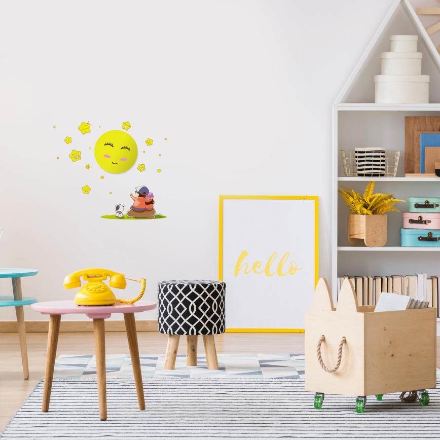 Applique murale enfant 1xLED/0,6W/3xAAA