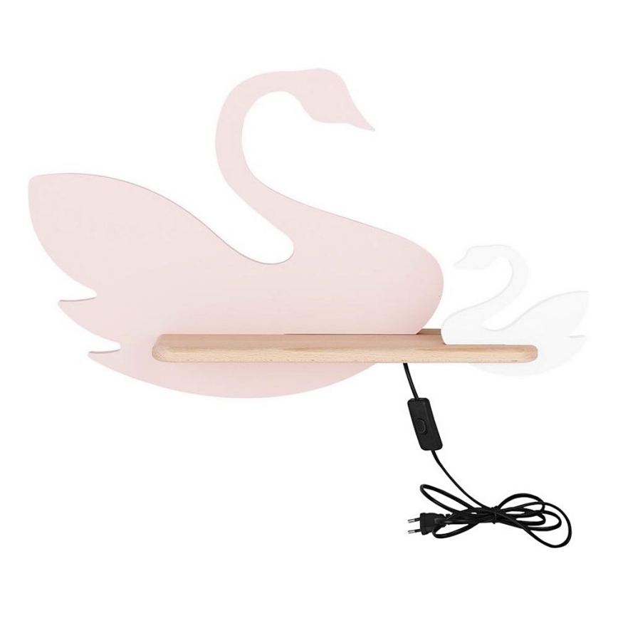 Applique murale enfant avec étagère SWAN LED/5W/230V