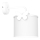 Applique murale enfant SWEET 1xE27/15W/230V blanc/papillon