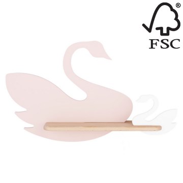 Applique murale étagère LED enfant SWAN LED/5W/230V - certifié FSC