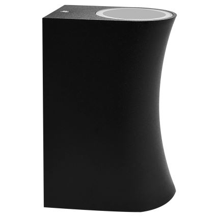 Applique murale extérieur BOSTON 2xGU10/10W/230V noire IP44