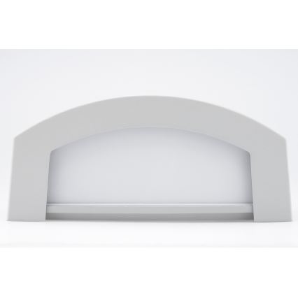 Applique murale extérieure 1xE27/14W/230V IP54 gris