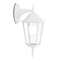 Applique murale extérieure 1xE27/60W/230V IP44 blanc