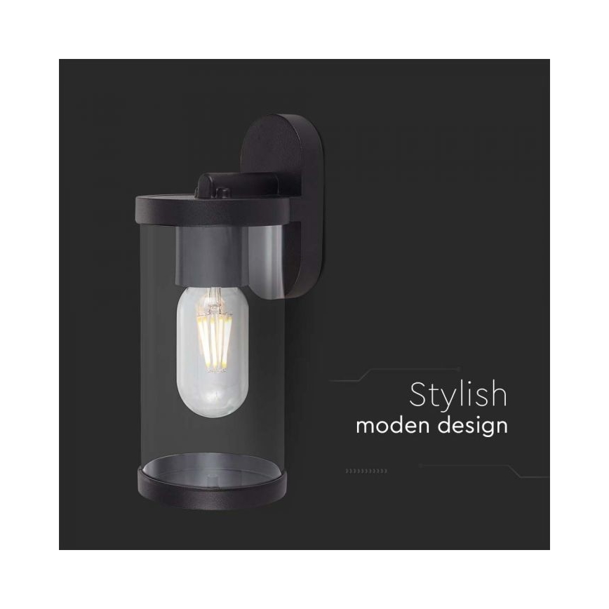 Applique murale extérieure 1xE27/60W/230V IP44 noir