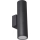 Applique murale extérieure 2xGU10/35W/230V IP54 arrondi noir