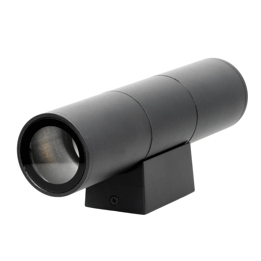 Applique murale extérieure 2xGU10/35W/230V IP54 arrondi noir