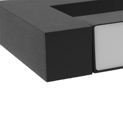 LED Applique murale extérieure flexible 2xLED/4W/230V IP54 30 cm noir