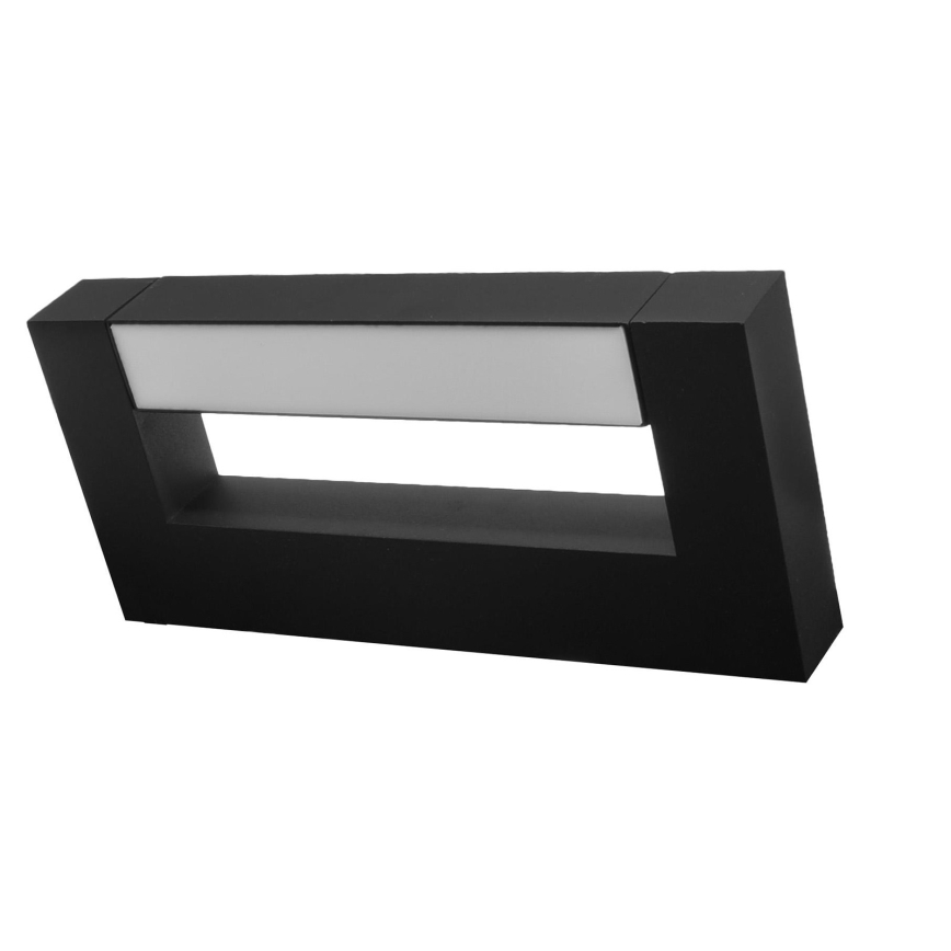 LED Applique murale extérieure flexible 2xLED/4W/230V IP54 30 cm noir