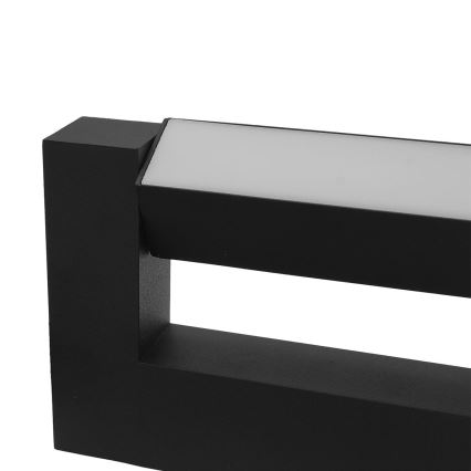 LED Applique murale extérieure flexible 2xLED/4W/230V IP54 30 cm noir