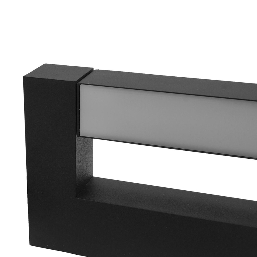 LED Applique murale extérieure flexible 2xLED/4W/230V IP54 30 cm noir